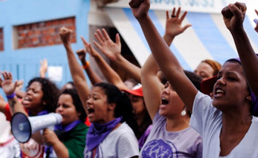 mulheres manifestação